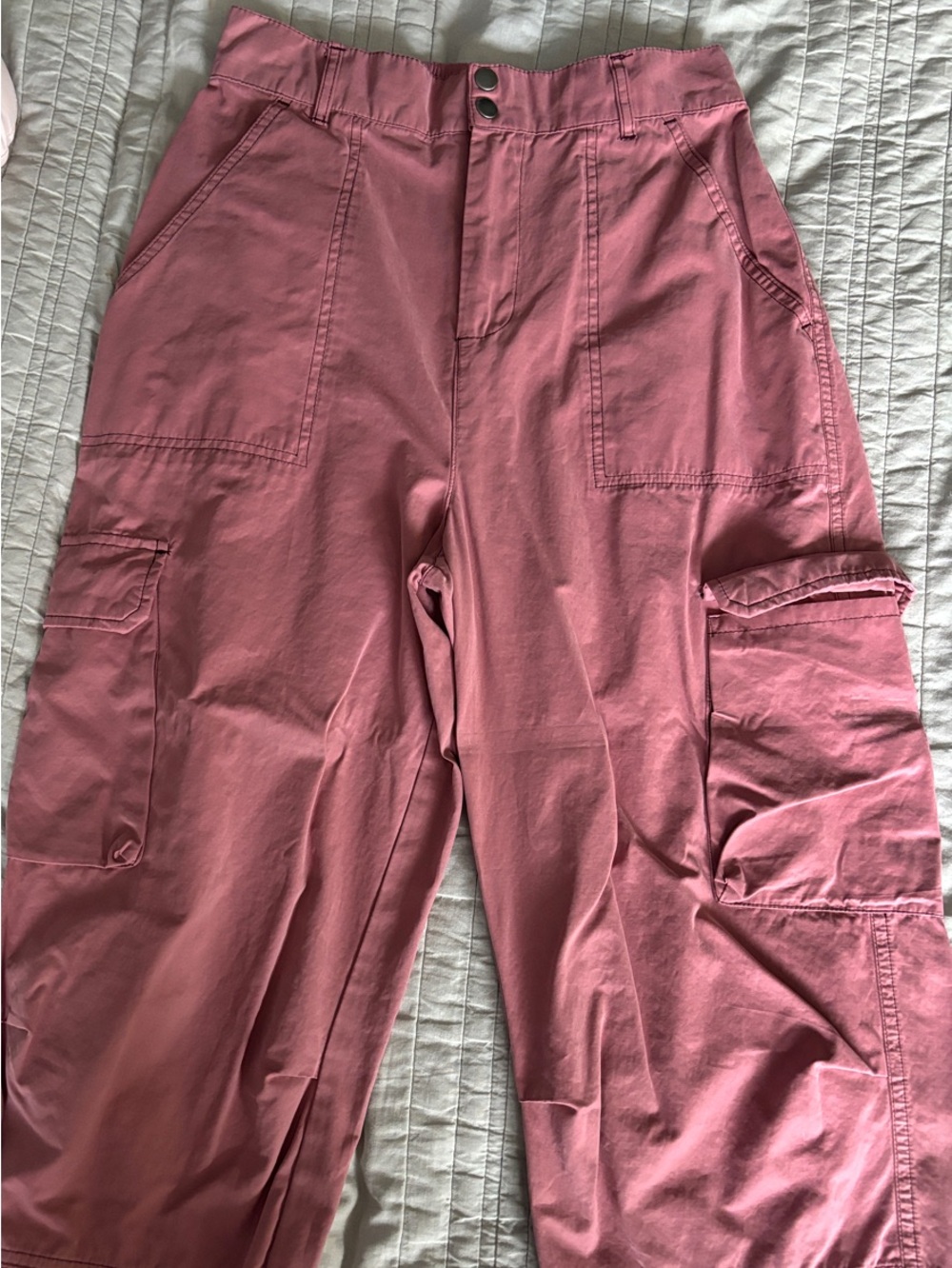 wild fable Dusty Rose Wide-Leg Cargo Pants